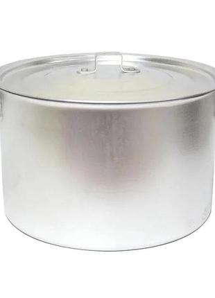 Каструля з кришкою gusto gt-1626-80 26 см 8 л сіра