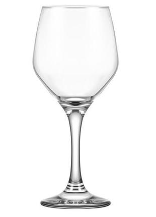 Набор бокалов для вина ardesto loreto ar-2633-lw 330 мл 6 шт