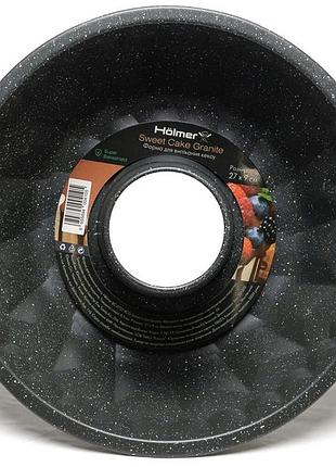 Форма для выпечки кекса holmer sweet cake granite bc-0727-rcg 27х9 см черная