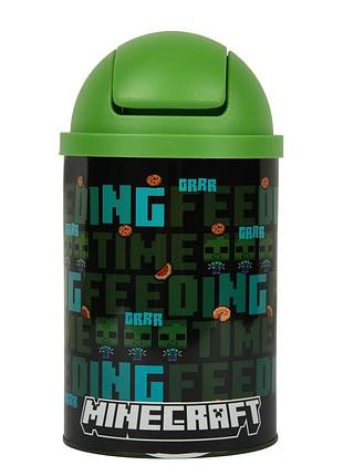 Настольный контейнер для мусора yes minecraft time feeding 708568 10х18 см