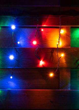 Світлодіодна гірлянда вулична yes штора 801168 5.5 м 80 led чорна