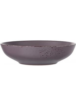 Тарілка супова ardesto luссa brown grey ar-2920-gmс 20 см