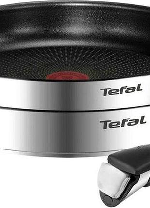 Набор сковород tefal ingenio emotion l897s374 3 предмета черный