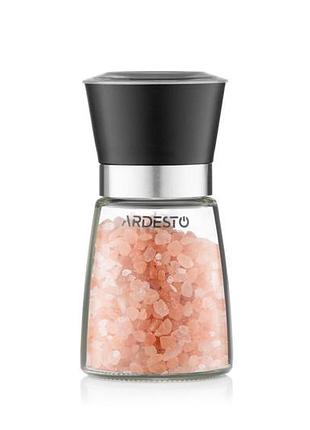 Мельница для перца ardesto gemini ar-2101-bl 180 мл черная