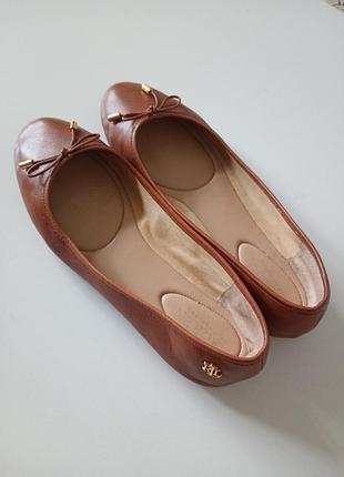 Кожаные балетки rl