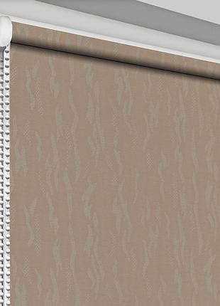 Рулонная штора rolets лазур 1-2076-1000 100x170 см открытого типа какаовая