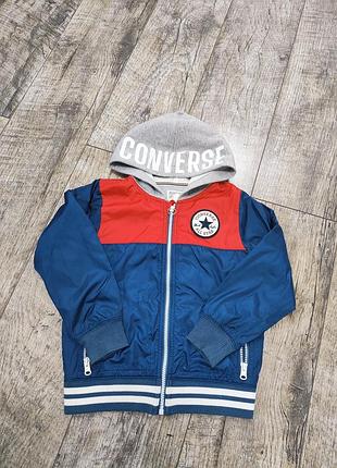 Ветровка, легкая кофта на молнии, converse, р. 110-116, 5-6 лет