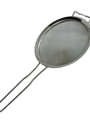 Сито с ручкой krauzer sweet house lyj41020 20 см серебристое