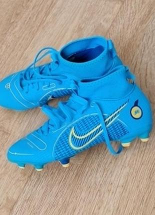 Бутсы nike mercurial superfly 8 academy junior / размер 33,5 оригинал