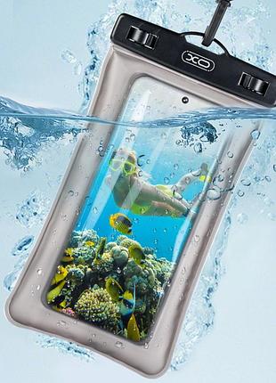 Водонепроницаемый чехол xo-kt02 waterproof bag ipx8 для смартфона