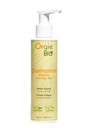 Гель для інтимної гігієни orgie — bio chamomile organic intimate gel (100 мл), екстракт ромашки