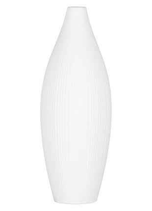Ваза ardesto siena ar3806w 7х23 см белая