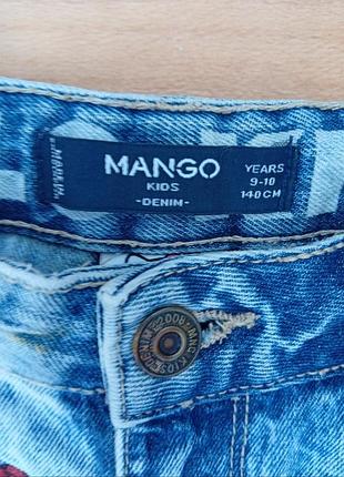 Шорты mango на девочку 9/10 лет 3
