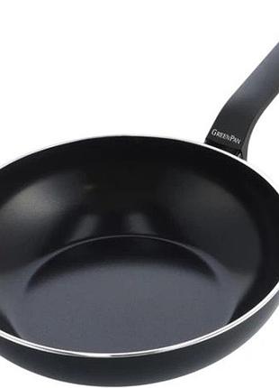 Сковорода wok greenpan essence magneto cc006337-001 28 см чорна
