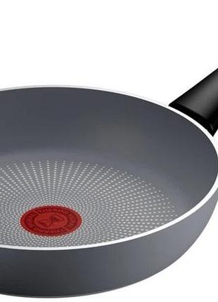 Сковорода универсальная tefal halo c3120453 24 см серая