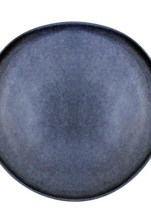 Тарелка обеденная losk modest blue l0480-92b-008-da 26,5 см синяя