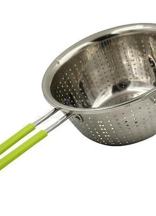 Дуршлаг edenberg eb-18083-green 22х9.5 см зеленый