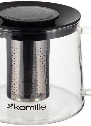 Заварник kamille km-0776s 600 мл прозрачный