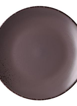Тарілка обідня ardesto luссa brown grey ar-2926-gmс 26 см