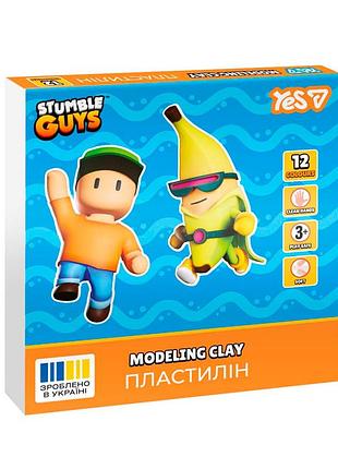 Пластилин yes stumble guys 540709 12 цветов