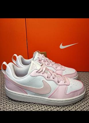 Кросівки nike court borough low pink/white dv5456-105