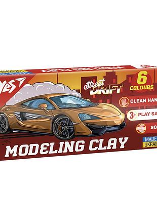 Пластилін yes drift king 540654 6 кольорів 120 г