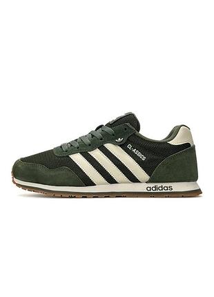 Чоловічі кросівки adidas cl moss beige, натуральна замша, сітка, літо, осінь, весна, 41-46 розміри