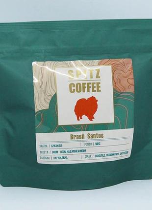 Кофе в зернах spitz coffee бразильский сантос к-186-6000 250 г