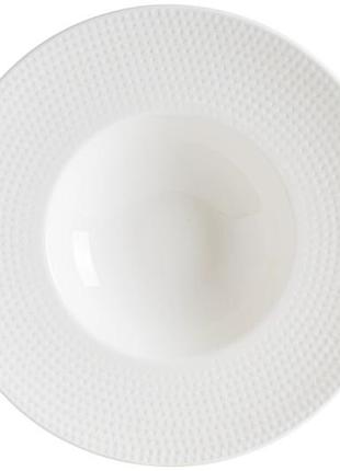 Тарілка для пасти bonna pure dot s-prdbnc28ck 28 см біла