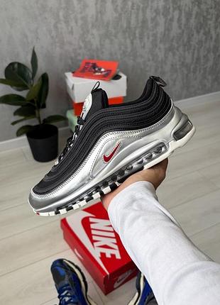 Nike air max 97 qs black silver