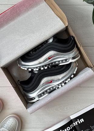 Nike air max 97 qs black silver 3