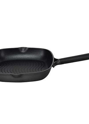 Сковорода гриль ringel iq be traditional iq-1145-28 g 28 см черная