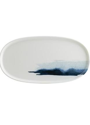 Тарелка подставная овальная bonna blue wave blwhyg30ov 30 см