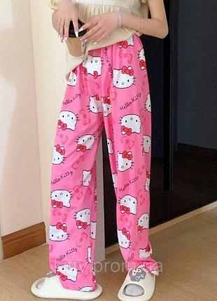 Hello kitty 🌸 пижамные брюки для мягких и тёплых вечеров