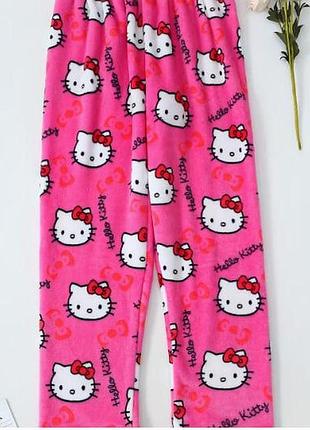 Домашние штаны hello kitty 🌸 мягкость, стиль и уют