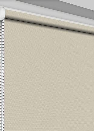 Рулонная штора rolets роял 1-800-1000 100x170 см открытого типа ваниль