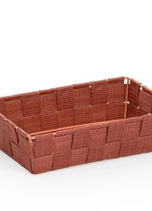 Кошик для зберігання речей kela alvaro 24561 23х15.5х6 см теракотовий