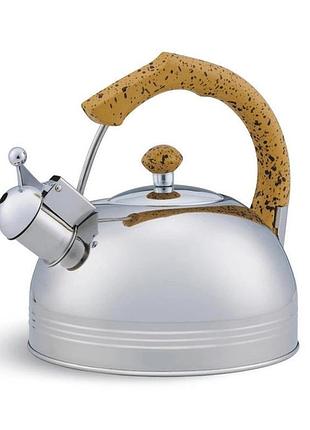 Чайник со свистком edenberg eb-3558-yellow 3 л желтый