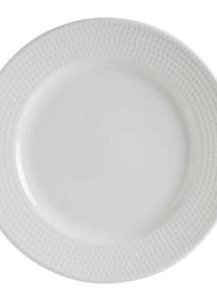 Тарілка підставна bonna pure dot s-prdgrm27dz 27 см біла