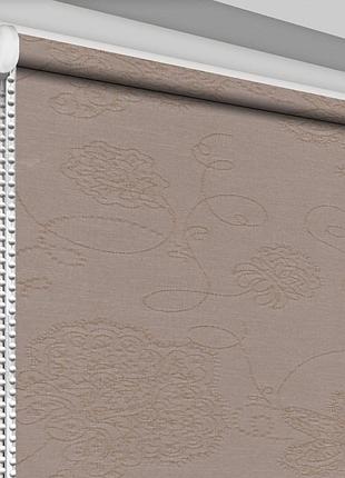 Рулонная штора rolets кинга 1-402-425 42.5x170 см открытого типа капучиновая