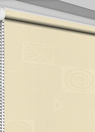 Рулонная штора rolets икеа 1-1800-1800 180x170 см открытого типа бежевая