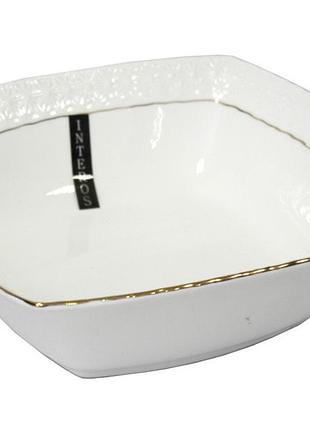 Салатник квадратный interos 011620-а-65828 20 см