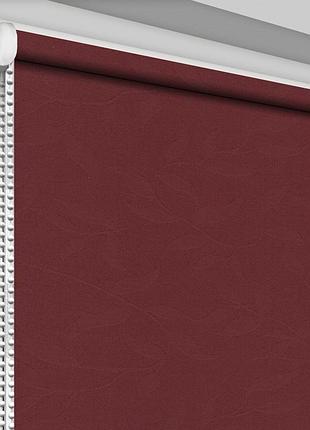 Рулонная штора rolets натура 1-2260-1350 135x170 см открытого типа бордовая