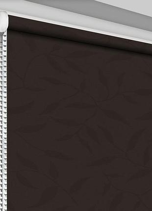 Рулонная штора rolets натура 1-2261-1050 105x170 см открытого типа шоколадная