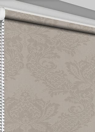 Рулонная штора rolets цветы 1-7648-1500 150x170 см открытого типа светло-коричневая