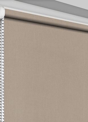 Рулонная штора rolets мадрид 1-862-1350 135x170 см открытого типа капучиновая
