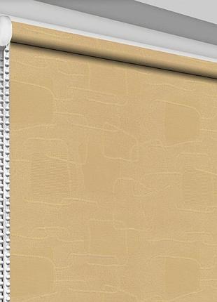 Рулонная штора rolets топаз 1-877-1900 190x170 см открытого типа бежевая