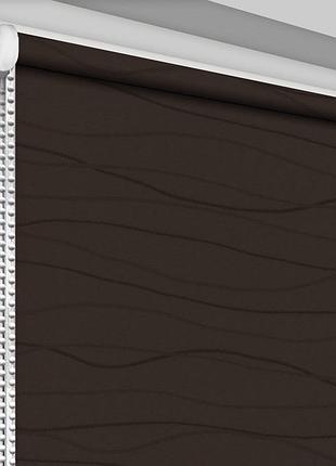 Рулонная штора rolets фала 1-2300-375 37.5x170 см открытого типа шоколадная