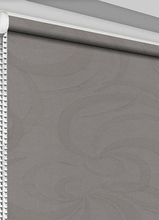 Рулонная штора rolets фестиваль 1-704-550 55x170 см открытого типа светло-серая