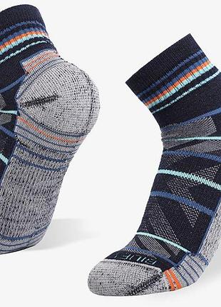 Спортивні напіввовняні шкарпетки blue waikep (40-43) merino wool бігові, трекінгові